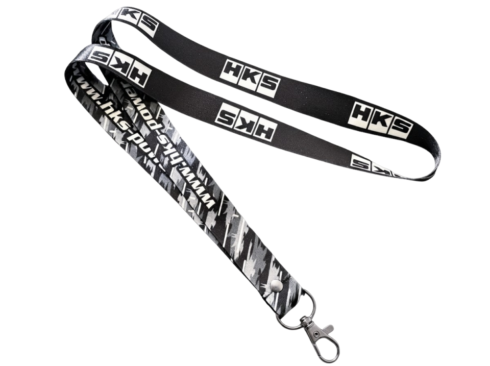 HKS USA ORIGINAL MONOCHROME OIL SPLASH LANYARD