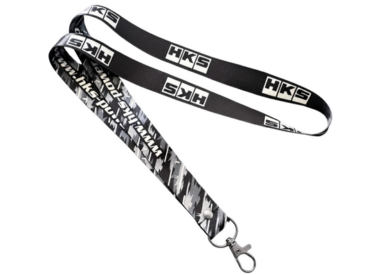 HKS USA ORIGINAL MONOCHROME OIL SPLASH LANYARD